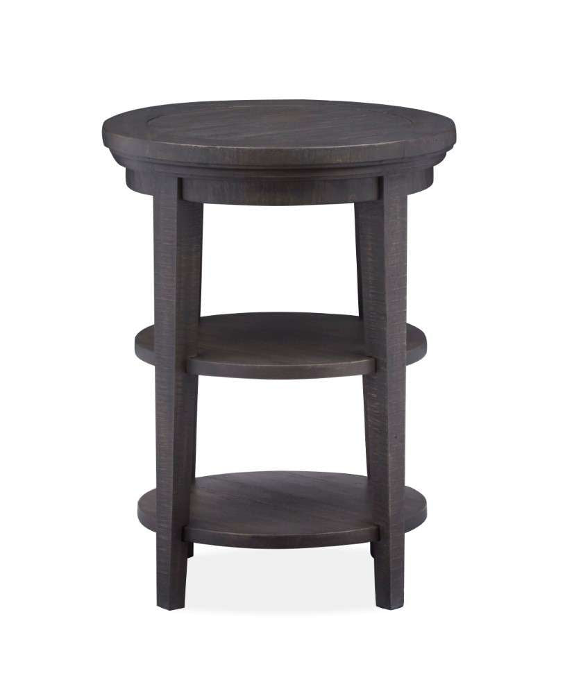 Magnussen - Westley Falls Round Accent End Table in Graphite - T4399-35 veiw 2
