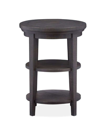 Magnussen - Westley Falls Round Accent End Table in Graphite - T4399-35 veiw 2