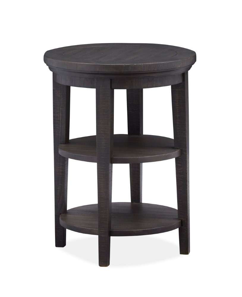 Magnussen - Westley Falls Round Accent End Table in Graphite - T4399-35 veiw 3