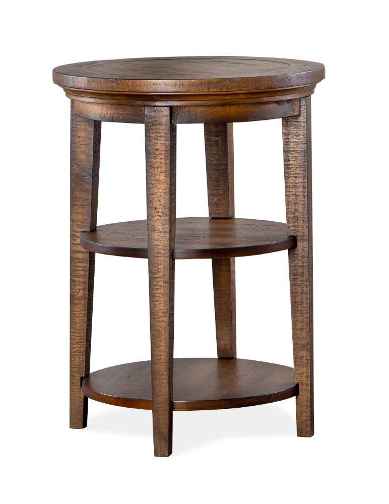 Magnussen - Bay Creek Round Accent End Table in Toasted Nutmeg - T4398-35 veiw 1