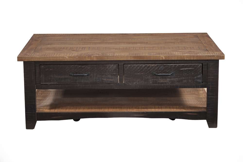 Martin Svensson Home -  Rustic Coffee Table, Antique Black and Honey Tobacco - 890125 veiw 4