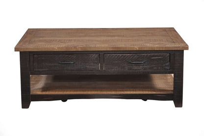 Martin Svensson Home -  Rustic Coffee Table, Antique Black and Honey Tobacco - 890125 veiw 4