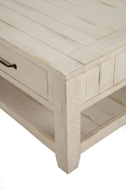 Martin Svensson Home -  Rustic Coffee Table, Antique White - 890123 veiw 3