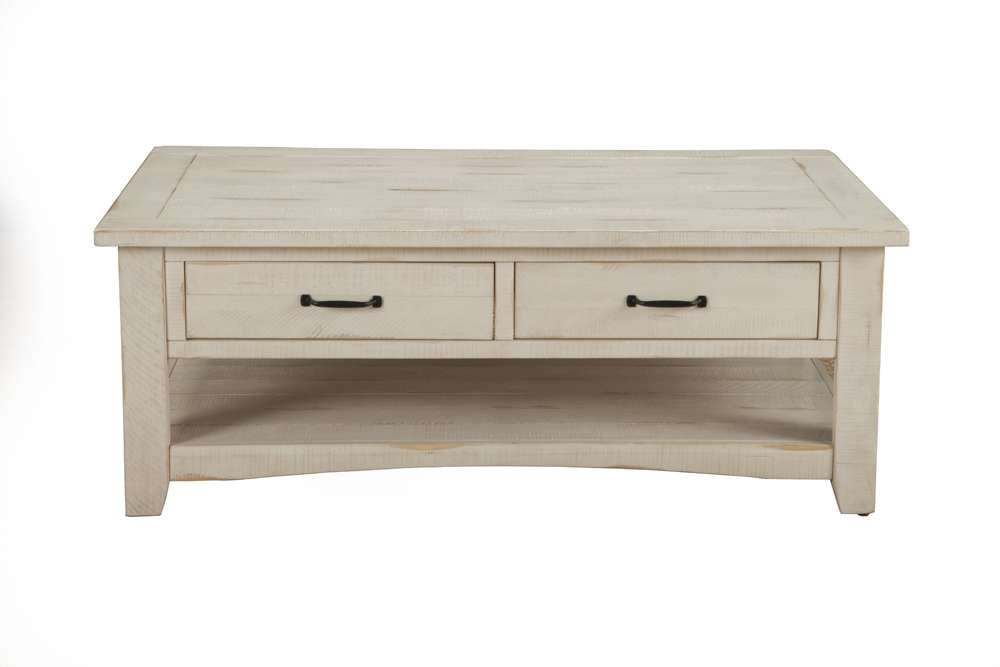 Martin Svensson Home -  Rustic Coffee Table, Antique White - 890123 veiw 4