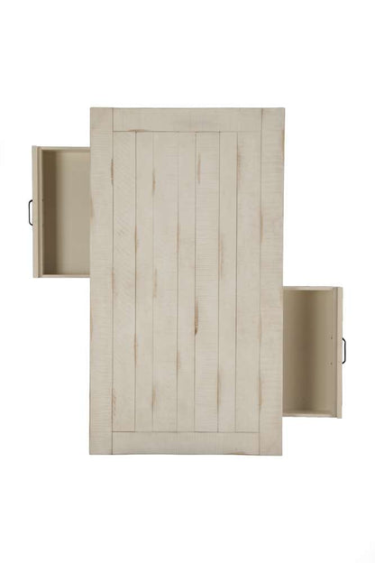Martin Svensson Home -  Rustic Coffee Table, Antique White - 890123 veiw 5