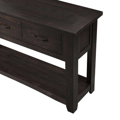 Martin Svensson Home -  Rustic Sofa - Console Table, Espresso - 890148 veiw 2