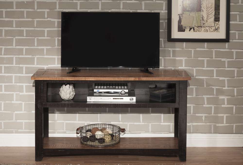Martin Svensson Home -  Rustic Sofa - Console Table, Antique Black and Honey Tobacco - 890145 veiw 1