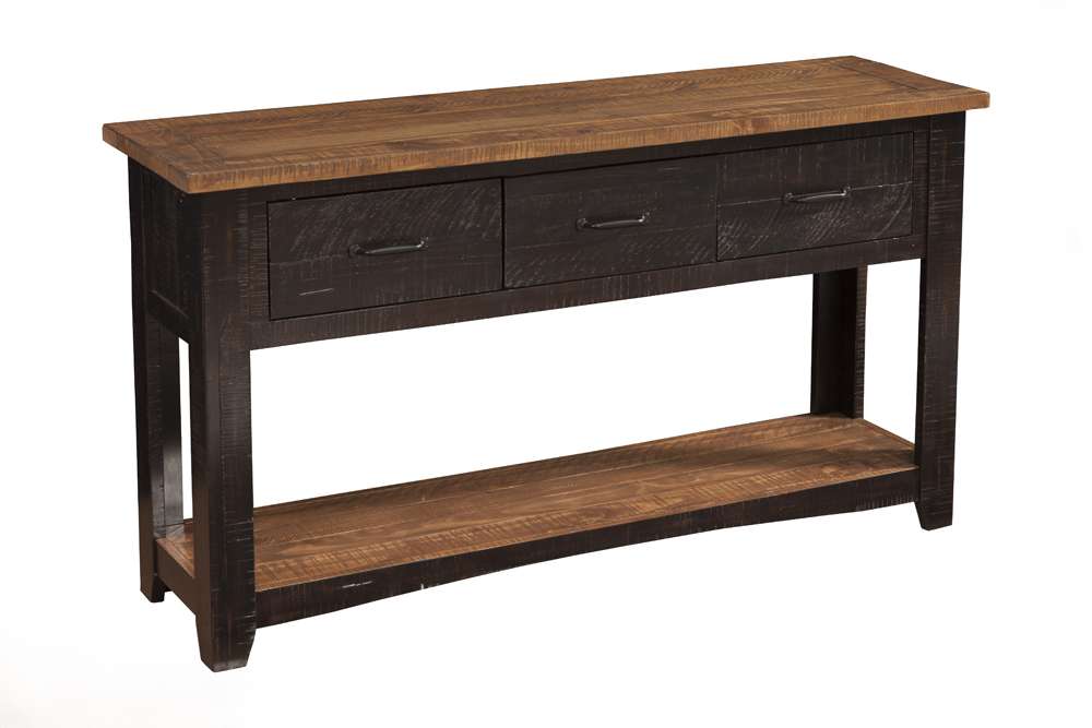 Martin Svensson Home -  Rustic Sofa - Console Table, Antique Black and Honey Tobacco - 890145 veiw 3