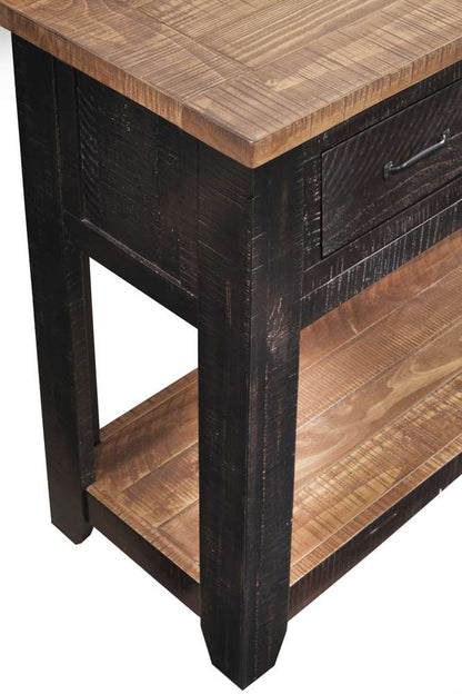 Martin Svensson Home -  Rustic Sofa - Console Table, Antique Black and Honey Tobacco - 890145 veiw 4