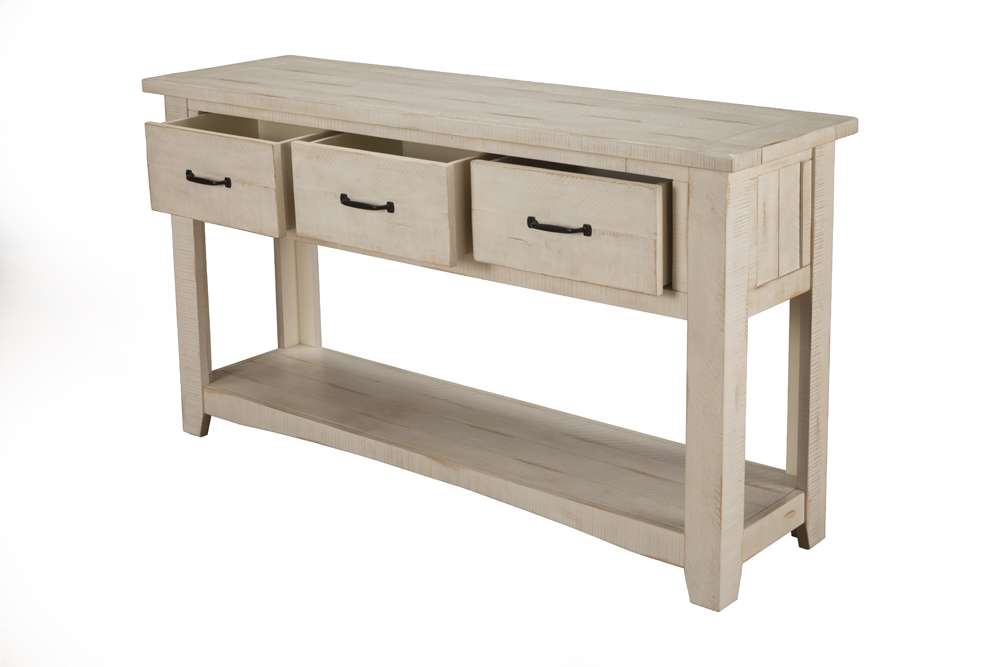 Martin Svensson Home -  Rustic Sofa - Console Table, Antique White - 890143 veiw 3