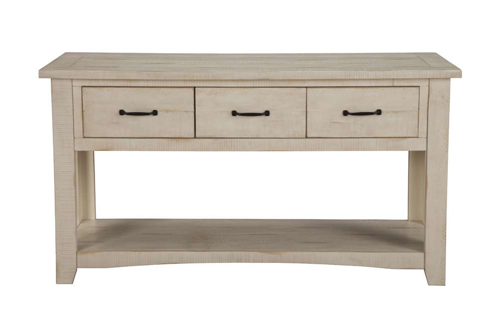 Martin Svensson Home -  Rustic Sofa - Console Table, Antique White - 890143 veiw 6