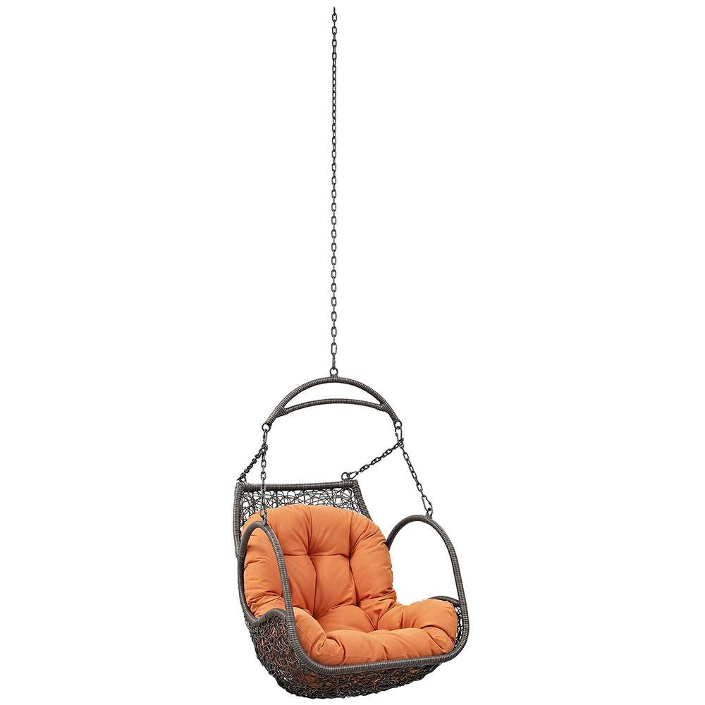 Modway - Arbor Outdoor Patio Swing Chair Without Stand - EEI-2659-ORA-SET veiw 1