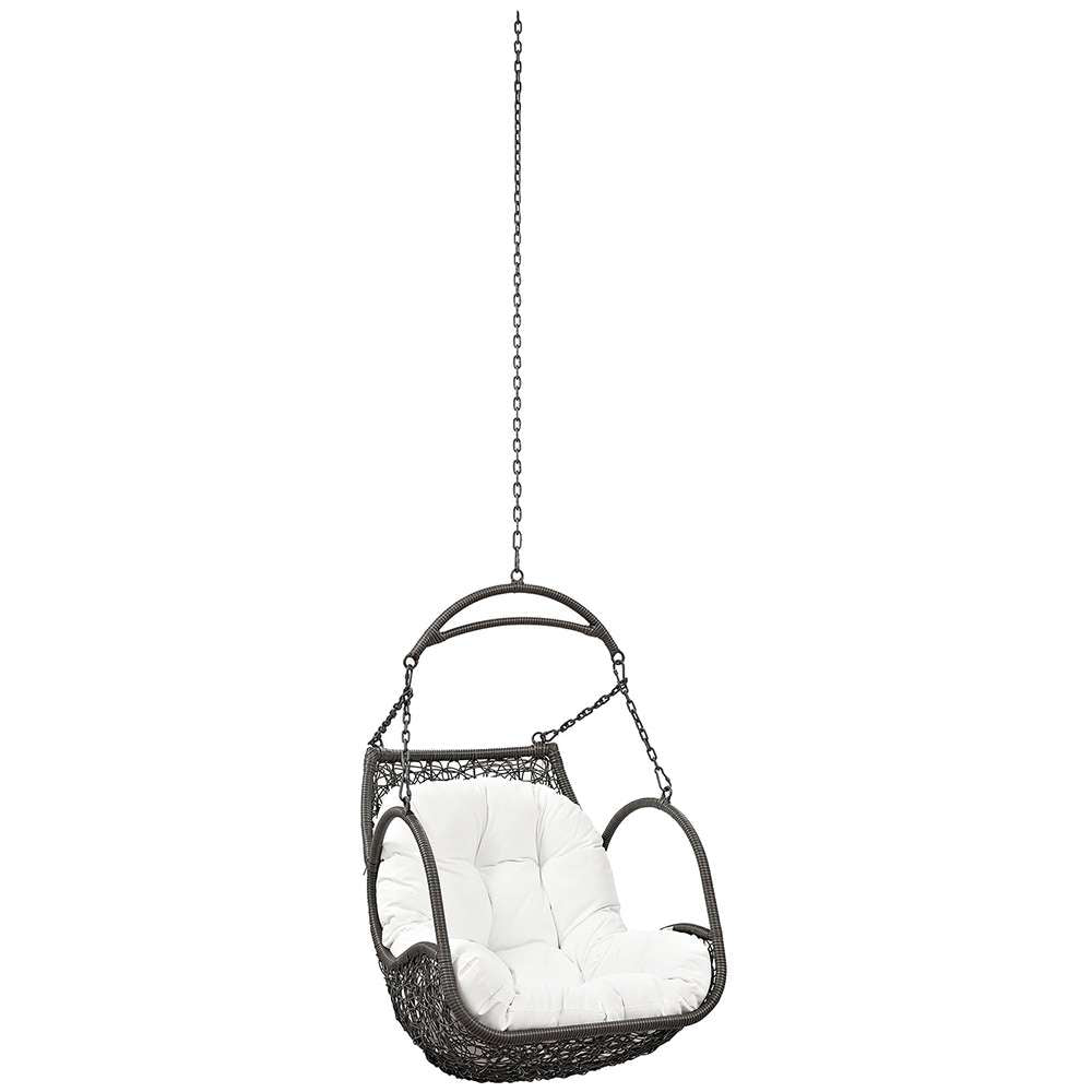 Modway - Arbor Outdoor Patio Swing Chair Without Stand - EEI-2659-WHI-SET veiw 1
