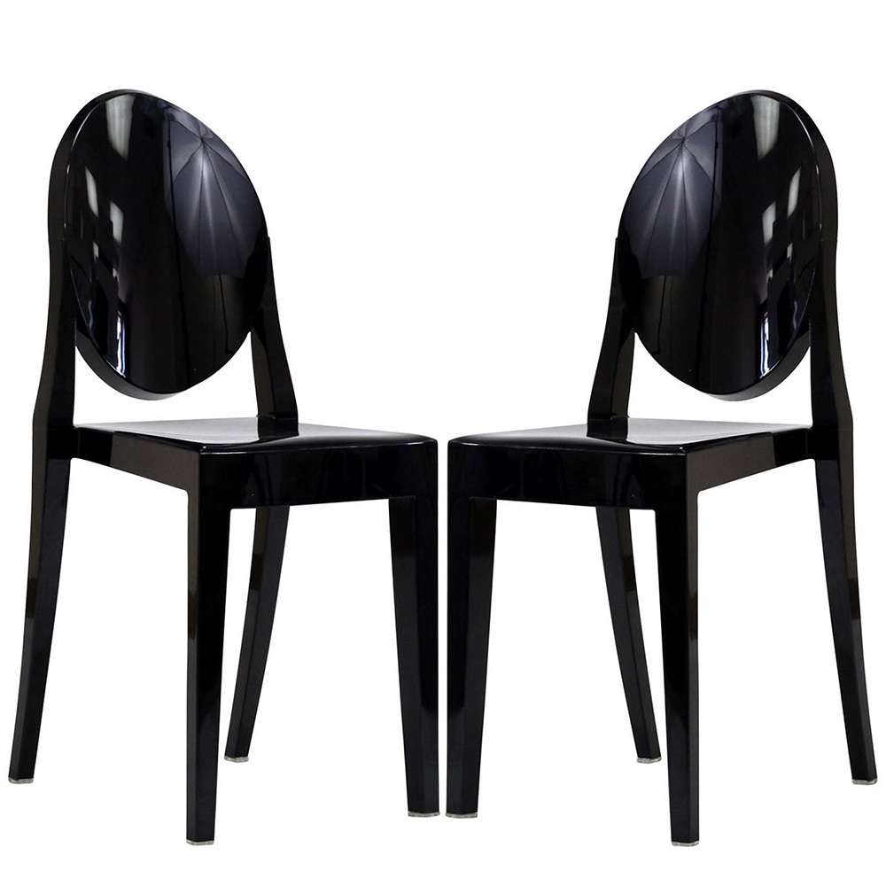 Modway - Casper Dining Chairs (Set of 2) - EEI-906-BLK veiw 1