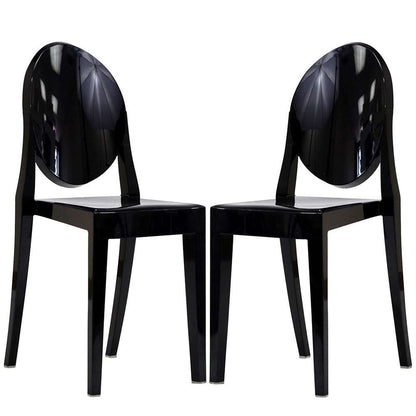 Modway - Casper Dining Chairs (Set of 2) - EEI-906-BLK veiw 1