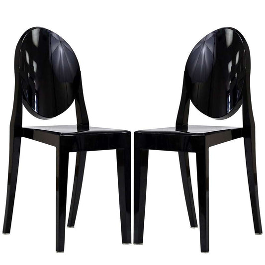 Modway - Casper Dining Chairs (Set of 2) - EEI-906-BLK veiw 1