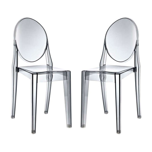 Modway - Casper Dining Chairs (Set of 2) - EEI-906-SMK veiw 2