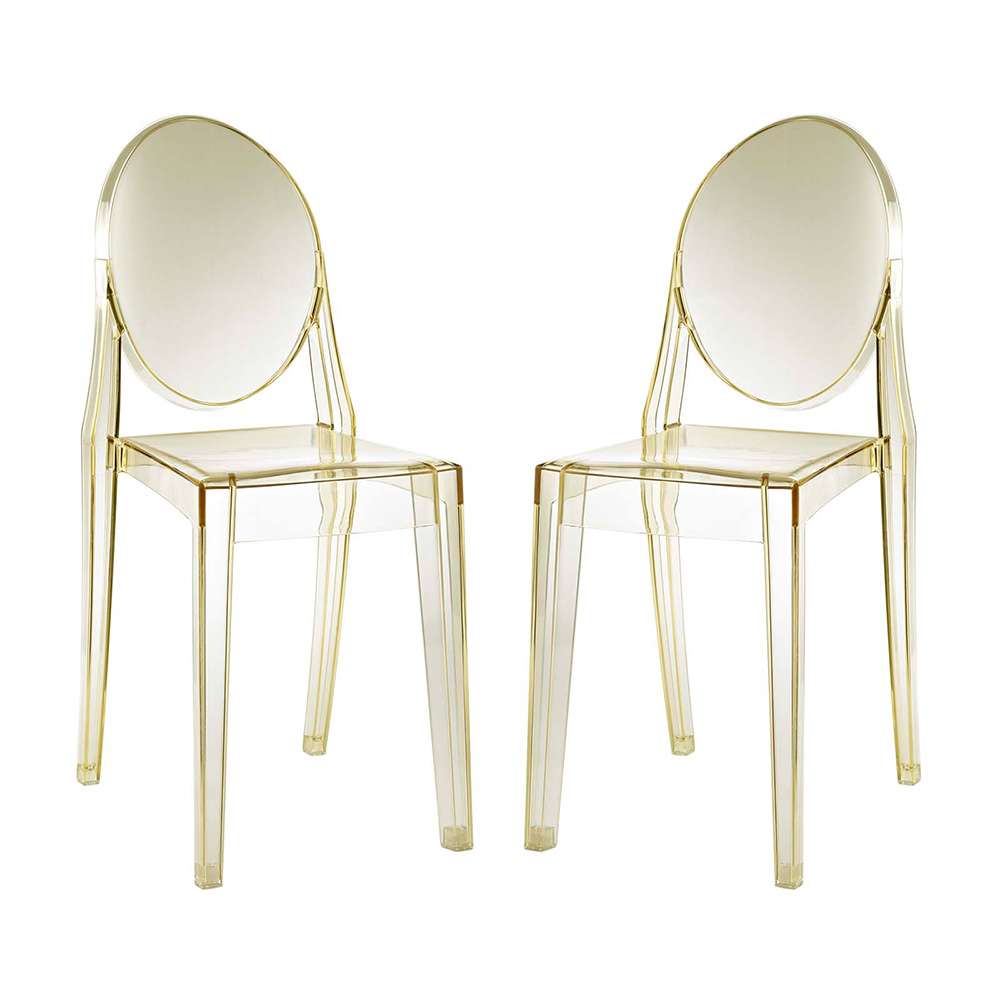 Modway - Casper Dining Chairs (Set of 2) - EEI-906-YLW veiw 1