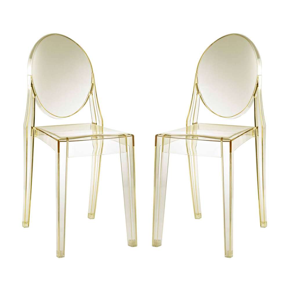 Modway - Casper Dining Chairs (Set of 2) - EEI-906-YLW veiw 2