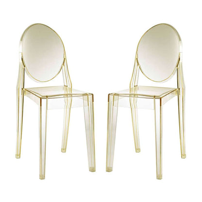 Modway - Casper Dining Chairs (Set of 2) - EEI-906-YLW veiw 2