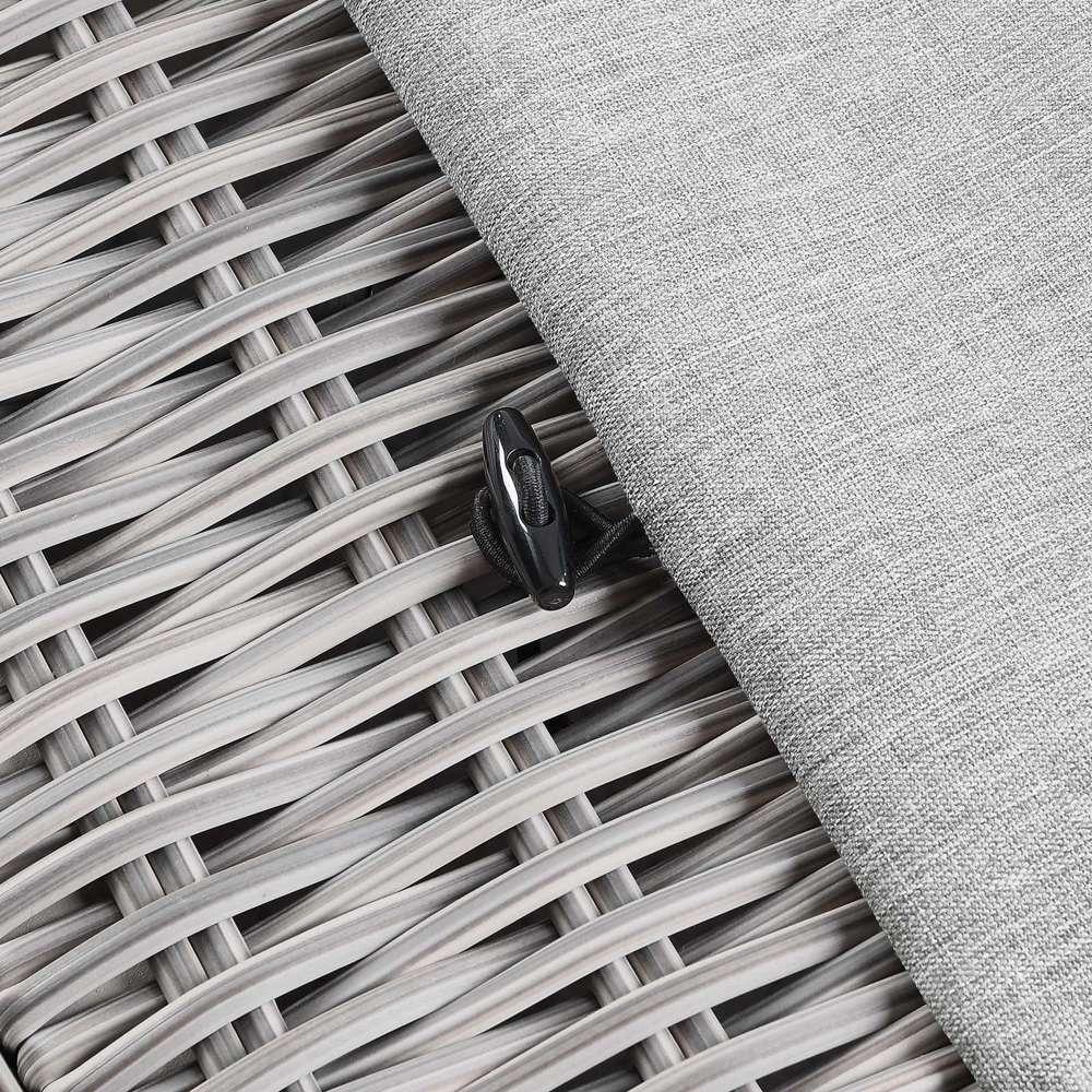 Modway - Conway Outdoor Patio Wicker Rattan Ottoman - EEI-4839-LGR-GRY veiw 6