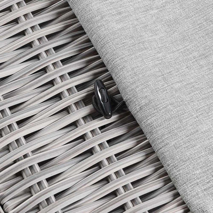 Modway - Conway Outdoor Patio Wicker Rattan Ottoman - EEI-4839-LGR-GRY veiw 6