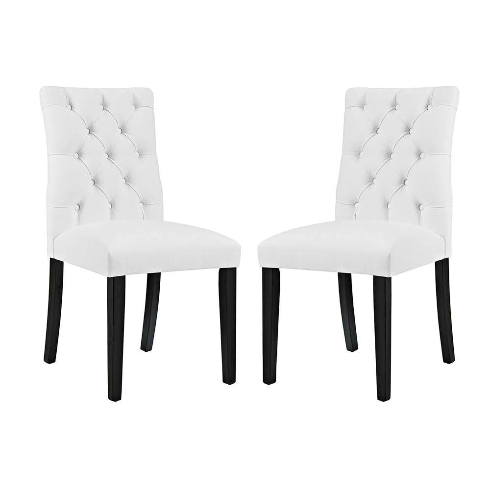 Modway - Duchess Dining Chair Vinyl (Set of 2) - EEI-3472-WHI veiw 1