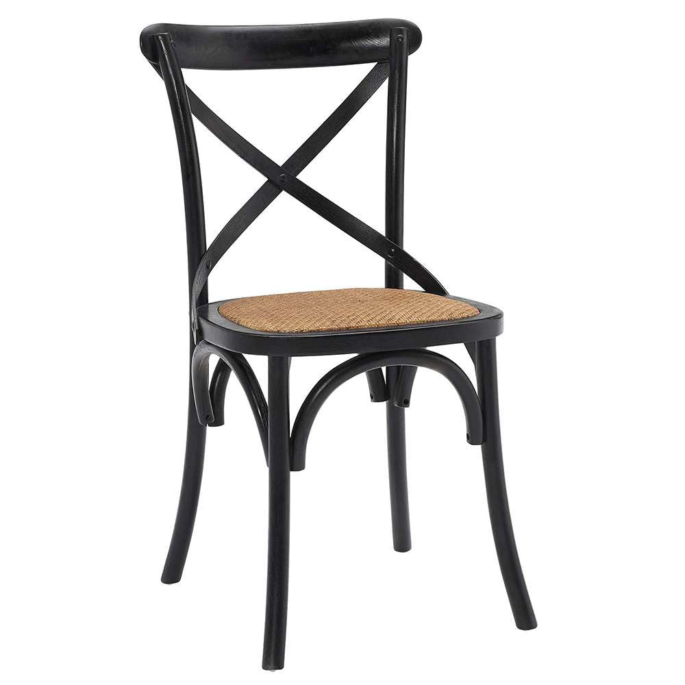 Modway - Gear Dining Side Chair in Black - EEI-1541-BLK veiw 1