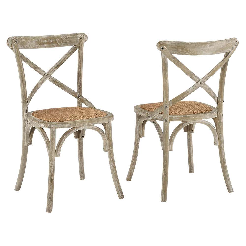 Modway - Gear Dining Side Chair (Set of 2) in Gray - EEI-3481-GRY veiw 1