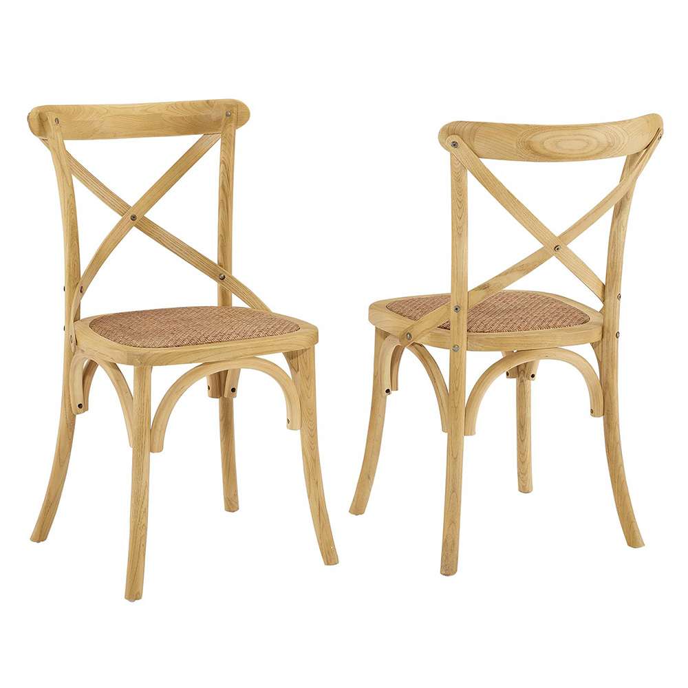 Modway - Gear Dining Side Chair (Set of 2) in Natural - EEI-3481-NAT veiw 1
