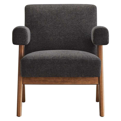 Modway - Lyra Fabric Armchair - EEI-6503-HDG veiw 5