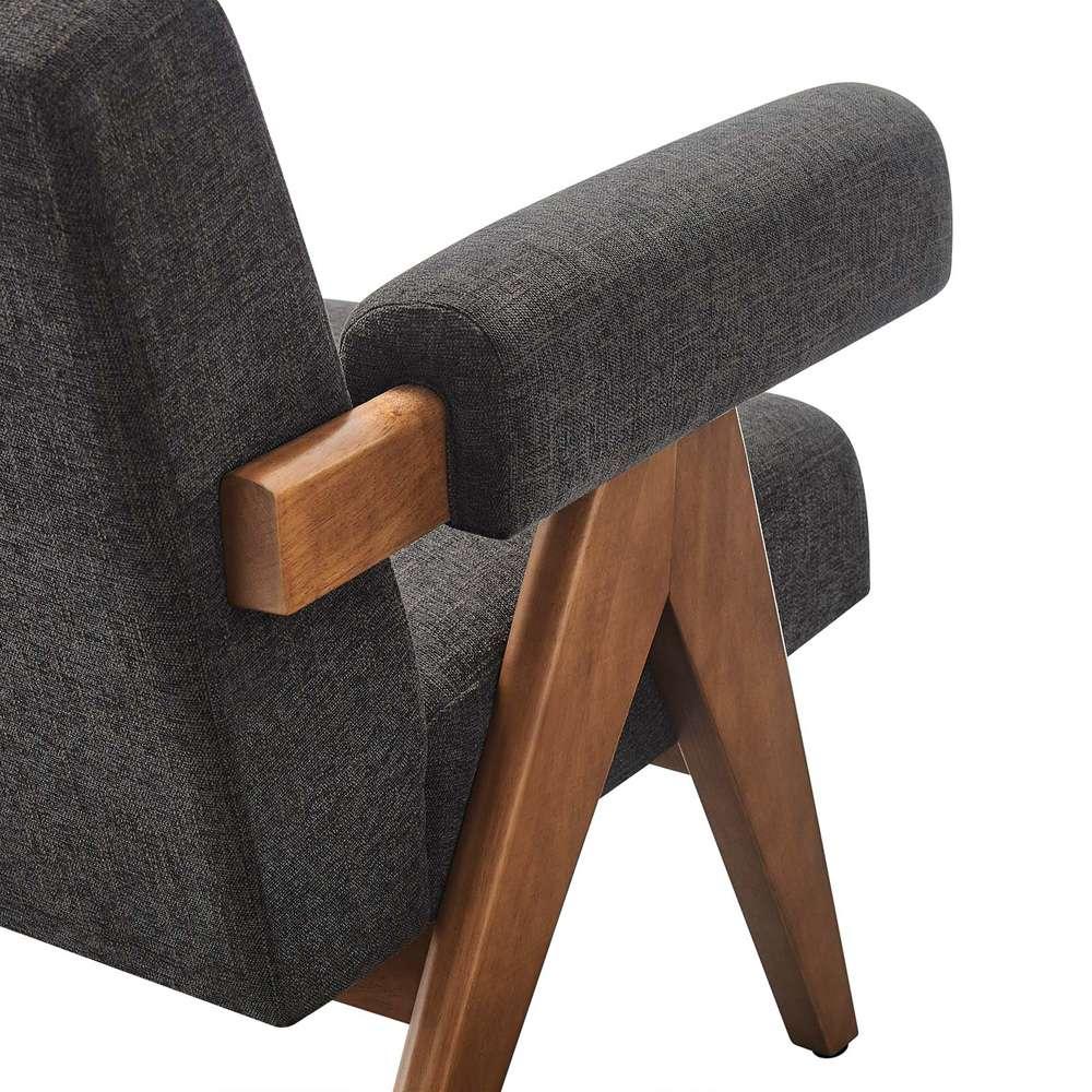Modway - Lyra Fabric Armchair - EEI-6503-HDG veiw 6