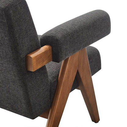 Modway - Lyra Fabric Armchair - EEI-6503-HDG veiw 6