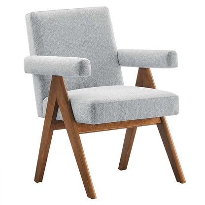 Modway - Lyra Fabric Dining Room Chair - (Set of 2) - EEI-6507-HLG veiw 3