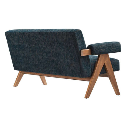 Modway - Lyra Fabric Loveseat - EEI-6505-HEA veiw 4