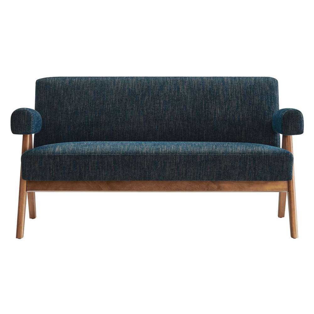 Modway - Lyra Fabric Loveseat - EEI-6505-HEA veiw 5