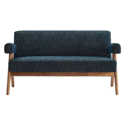 Modway - Lyra Fabric Loveseat - EEI-6505-HEA veiw 5