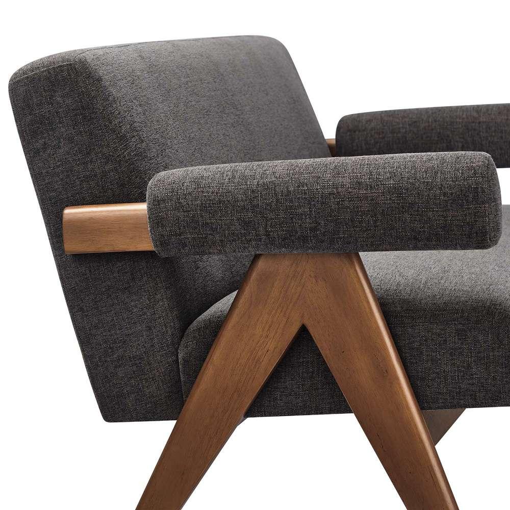 Modway - Lyra Fabric Loveseat - EEI-6505-HDG veiw 6