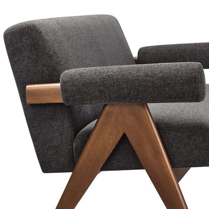 Modway - Lyra Fabric Loveseat - EEI-6505-HDG veiw 6