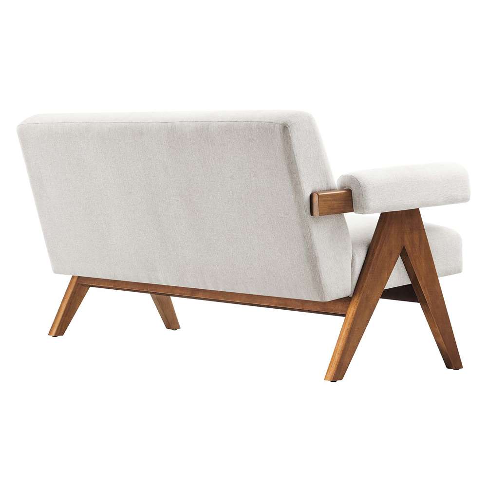 Modway - Lyra Fabric Loveseat - EEI-6505-HEI veiw 4