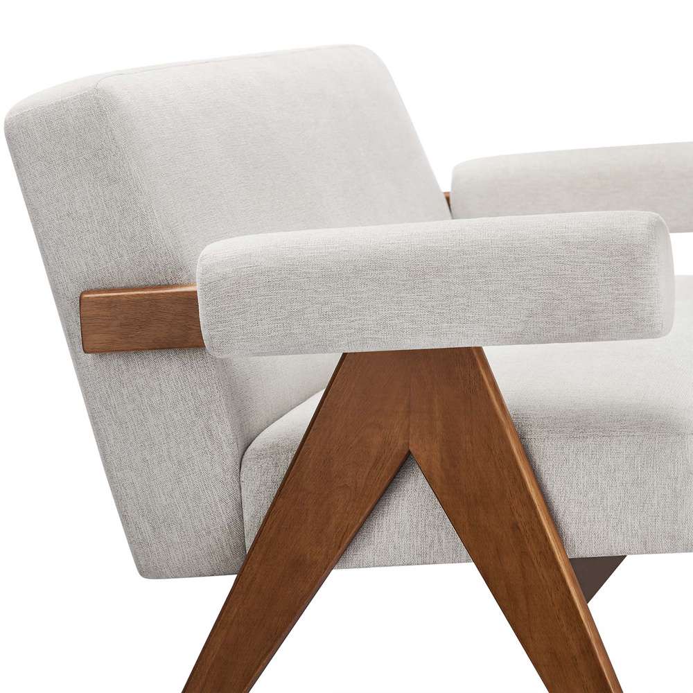 Modway - Lyra Fabric Loveseat - EEI-6505-HEI veiw 6