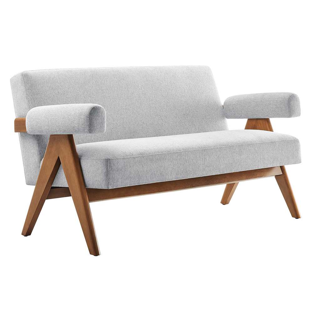 Modway - Lyra Fabric Loveseat - EEI-6505-HLG veiw 1