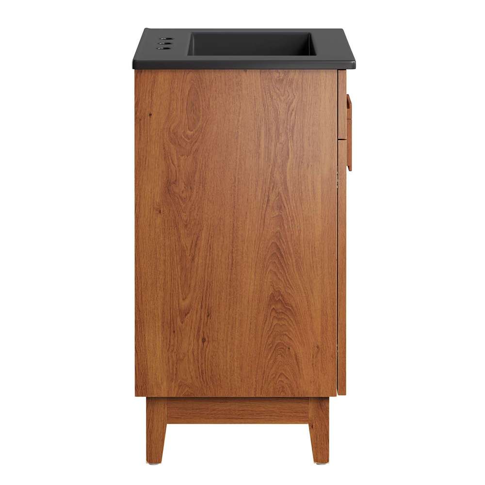 Modway - Miles 24in Bathroom Vanity - EEI-6483-BLK-WAL veiw 3