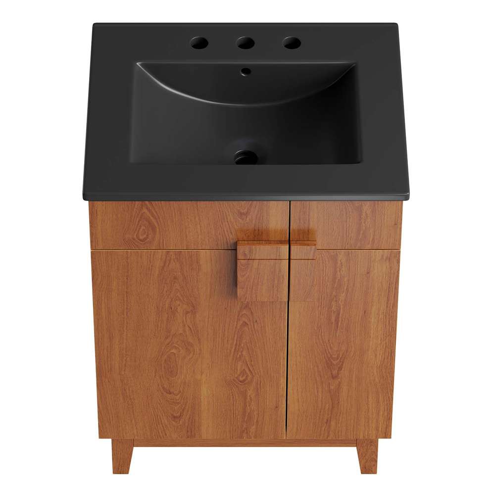 Modway - Miles 24in Bathroom Vanity - EEI-6483-BLK-WAL veiw 4