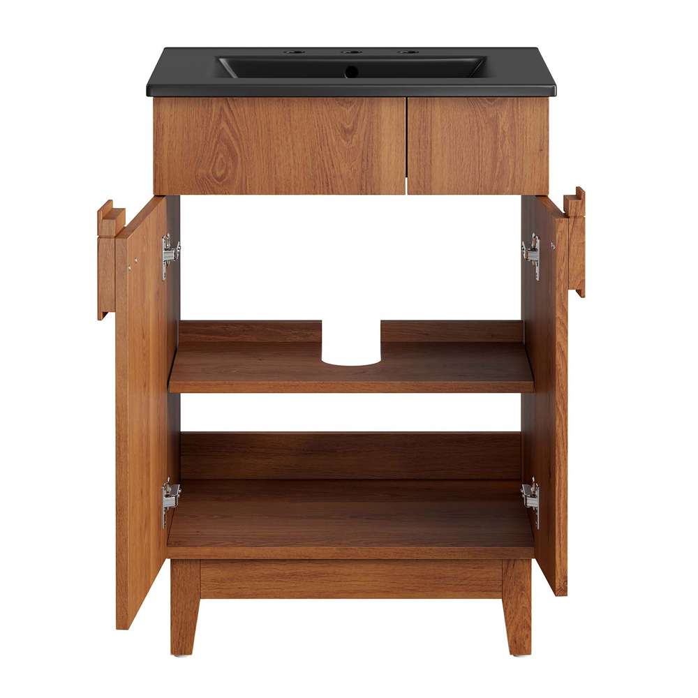 Modway - Miles 24in Bathroom Vanity - EEI-6483-BLK-WAL veiw 5
