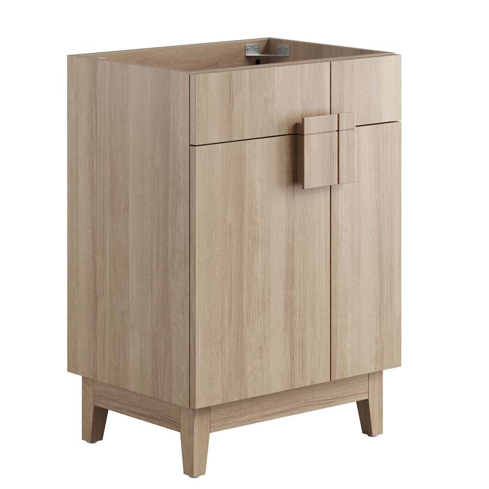 Modway - Miles 24in Bathroom Vanity Cabinet (Sink Basin Not Included) - EEI-6399-OAK veiw 2