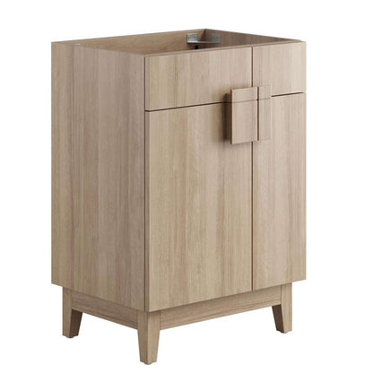 Modway - Miles 24in Bathroom Vanity Cabinet (Sink Basin Not Included) - EEI-6399-OAK veiw 2