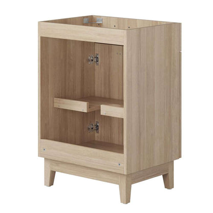 Modway - Miles 24in Bathroom Vanity Cabinet (Sink Basin Not Included) - EEI-6399-OAK veiw 4