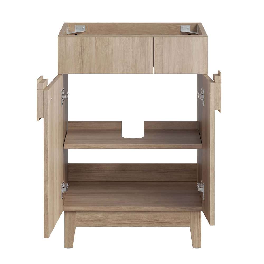 Modway - Miles 24in Bathroom Vanity Cabinet (Sink Basin Not Included) - EEI-6399-OAK veiw 6