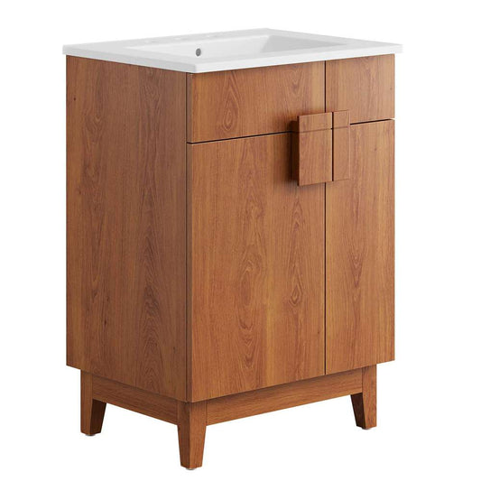 Modway - Miles 24in Bathroom Vanity - EEI-6482-WHI-WAL veiw 2